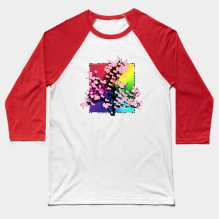 Colorful cherry blossoms Baseball T-Shirt